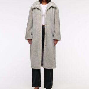 Elegant Gray Women's Coat